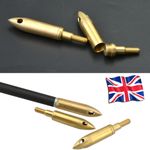 6X Copper Whistle Arrowheads Screw Tips Points 125gr Archery Practice Shooting