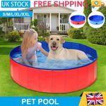 XX-Large Pet Bath Dog Swimming Pool Splash Bath Paddling Pool Puppy Bathtub UK