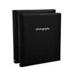 Photo Album Large 5 x 7'' /13x18cm 120 Photos Slip in Memo Book - Pack of 2