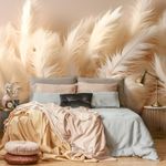 FEATHERS BOHO BEIGE Wallpaper Photo Wall Mural Modern Bedroom Living Room