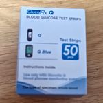 GlucoRx Q Blood Glucose Test Strips 50 for Q/Q Blue Exp 2027-07-23 UDI