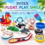 Inflatable Pool Floats Ride On Kids Adults Swim Rings Toys Beach Ball Summer Fun