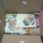  BOX FILLED WITH MOSTLY GB STAMPS 