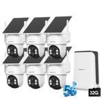 ARCCTV Solar Security Camera System 4MP Wireless 5G Wifi 6 Cams Set Outdoor Home