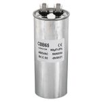 CBB65 50uF Motor Run Capacitor 50mfd AC 450V Aluminum Case with 2 Terminal