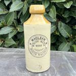 Maclean North Walsham Old Fashioned Ginger Beer Bottle Vintage Kitchen Stoneware