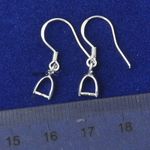 Wholesale 20PCS DIY Findings 925 Sterling Silver Hook Pinch Bail Ear Wire Gifts