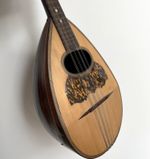 Carlo Ricordo Model 100 Antique Bowl Backed Italian Napoli Mandolin w/ Case