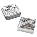 Green Stuff World Clay Cutters for Bases - Squares 10pcs