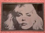 Blondie Debbie Harry Vintage 1980s Glass Portrait Super Rare Retro