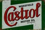 Retro Metal Sign, Garage, Man Cave, She Shed, Bar  30cm x 20cm Castrol Wakefield