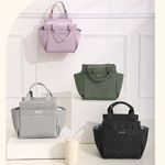 Portable Lunch Bag For Women Thermal Insulated Lunch Box Tote Cooler Handbag