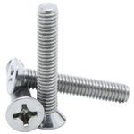 5mm M5 PHILLIPS FLAT COUNTERSUNK MACHINE SCREWS A2 STAINLESS STEEL DIN 965h