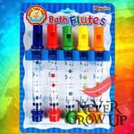 Playwrite Bath Flutes - Children's Bath Toys, Pack of 5 in Mixed Colours