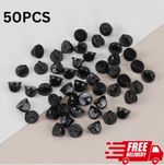 50PCS X Rubber Pin Backs for Badge Backs Butterfly Clutch Locking QUICK DELIVERY