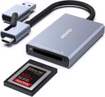 CFexpress Type B Card Reader – 10Gbps USB-C/USB-A Adapter for All Devices