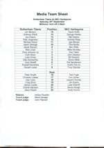 Rotherham Titans v NEC Harlequins 20/09/03 Zurich Premiership