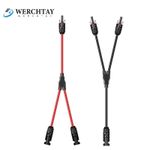 Solar Cable Y Branch Parallel Adaptor Solar Panel Connectors Adapter Outdoor