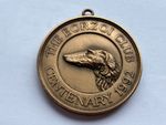 1992 THE BORZOI CLUB RUSSIAN WOLFHOUND CENTENARY MEDAL 50MM RARE