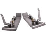 2PCS Quick Tach Universal Weld On Skid Steer Quick Tach Conversion Adapter New