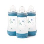 MAM Easy Start Anti-Colic Bottle Blue 260ml 3Pk