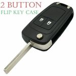 Flip Key Fob Case 2 Button Replacement For Vauxhall Opel Astra J Corsa Insignia