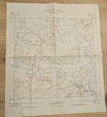 1944 WWII Burma Military Map Toungoo No.94B Survey of India Restricted 51x64cm