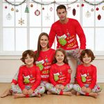 Christmas Family Matching Pyjamas Adults Kids Funny Grinch Nightwear Pajamas Pjs