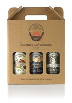 Courtney's Cider Traditional Gift Box 3 x 500ml Bottles Devon Cider, Birthday