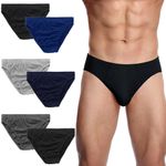 6 Pack / 12 Pack  MENS BRIEFS CLASSIC SLIPS PANTS HIPSTER COTTON UNDERWEAR S-2XL