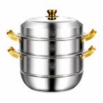 316 Stainless Steel Steamer Rust Resistant for Steaming Vegetables, Home Cooks