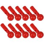 Sturdy Red Plastic Kids Umbrella Tail Beads Replacement Small Repair Accessories
