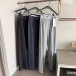 UK Sports Letter Print Yoga Pants Casual Wide Leg Long Trousers