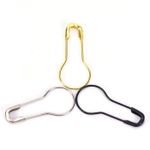 100x Pins Calabash Bulb Gourd Pear Shape Metal Clips Small Tag Craft Safety XW