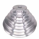 14mm Bore 5 Step A Type V-Belt Pagoda Pulley Belt Outter Dia 54-150mm