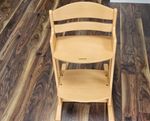 BabyDan DanChair Wooden High Chair Natural Adjustable Child Dining Chair
