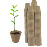 Compostable Paper Plant Pots 6cm Biodegradable Eco Friendly Seedling Pots 160 PK