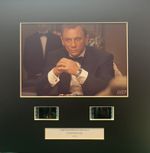 007 JAMES BOND.  CASINO ROYALE  Omega Seamaster  35mm Film Cell  Display