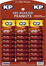 KP Dry Roasted Peanuts - Card (Available in Various Pack Sizes)