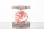October Birthstone Ball Tourmaline Sienna Glass 10cm Decorative Ornament Gift