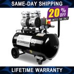 GEARZAAR Air Compressor 50L Silent Low Noise 9.6 CFM Oil Free 50 Litre 115psi