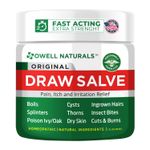 OWELL Naturals Drawing Salve Ointment 1 Oz, Ingrown Hair Boil,Splinter Remover,