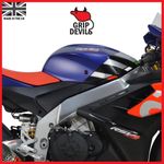 Grip Devils Tank Grips: Aprilia RSV4 and Tuono V4 2021+ Clear