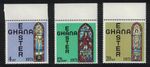 Ghana Easter 3v Top Margins 1971 MNH SG#600-602