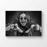Singer Ozzy Osbourne Poster Signed A4 Print Wall Art Gift For Music Fans