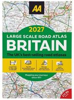 AA Large Scale Road Atlas Map Britain 2027 Latest Edition (84627)