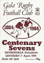 Gala RFC Centenary Sevens at Netherdale, Galashiels 7th April 1984