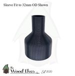 68mm rainwater gutter downpipe to 32mm, 38mm or 50mm ID hoses