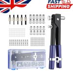 170x Hand Riveter Rivet Gun Set  M3- M8 Heavy duty Professional Riveter Gun
