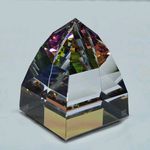 Swarovski Crystal Prism Pyramid Vitrail Rainbow 2 1/4" Paperweight Retired